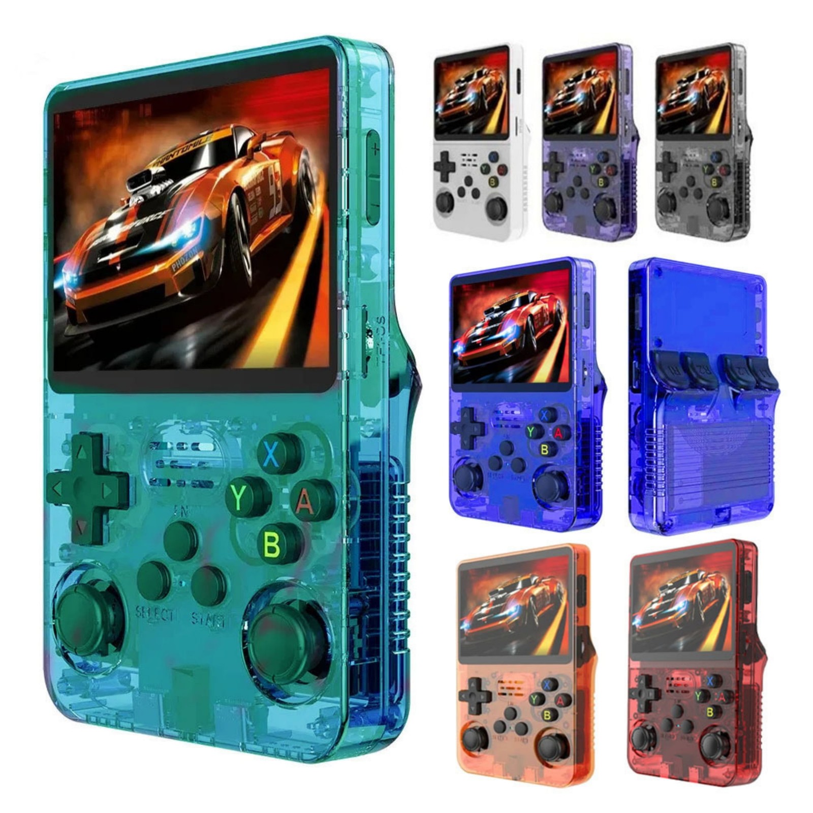 R36S open source handheld game console, large screen, large battery,128G, US