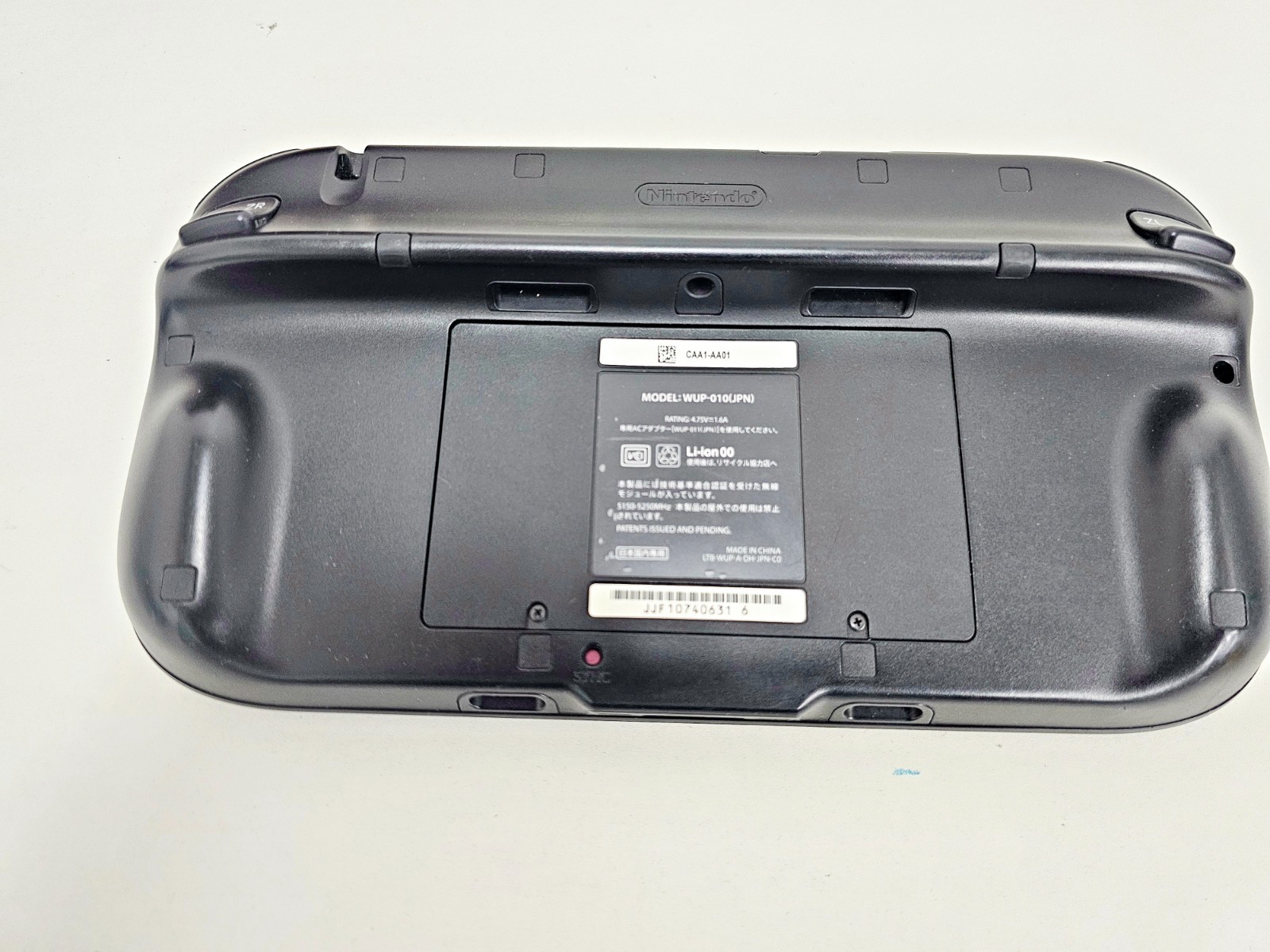 Nintendo Wii U Game Pad Black WUP-010(JPN) 631