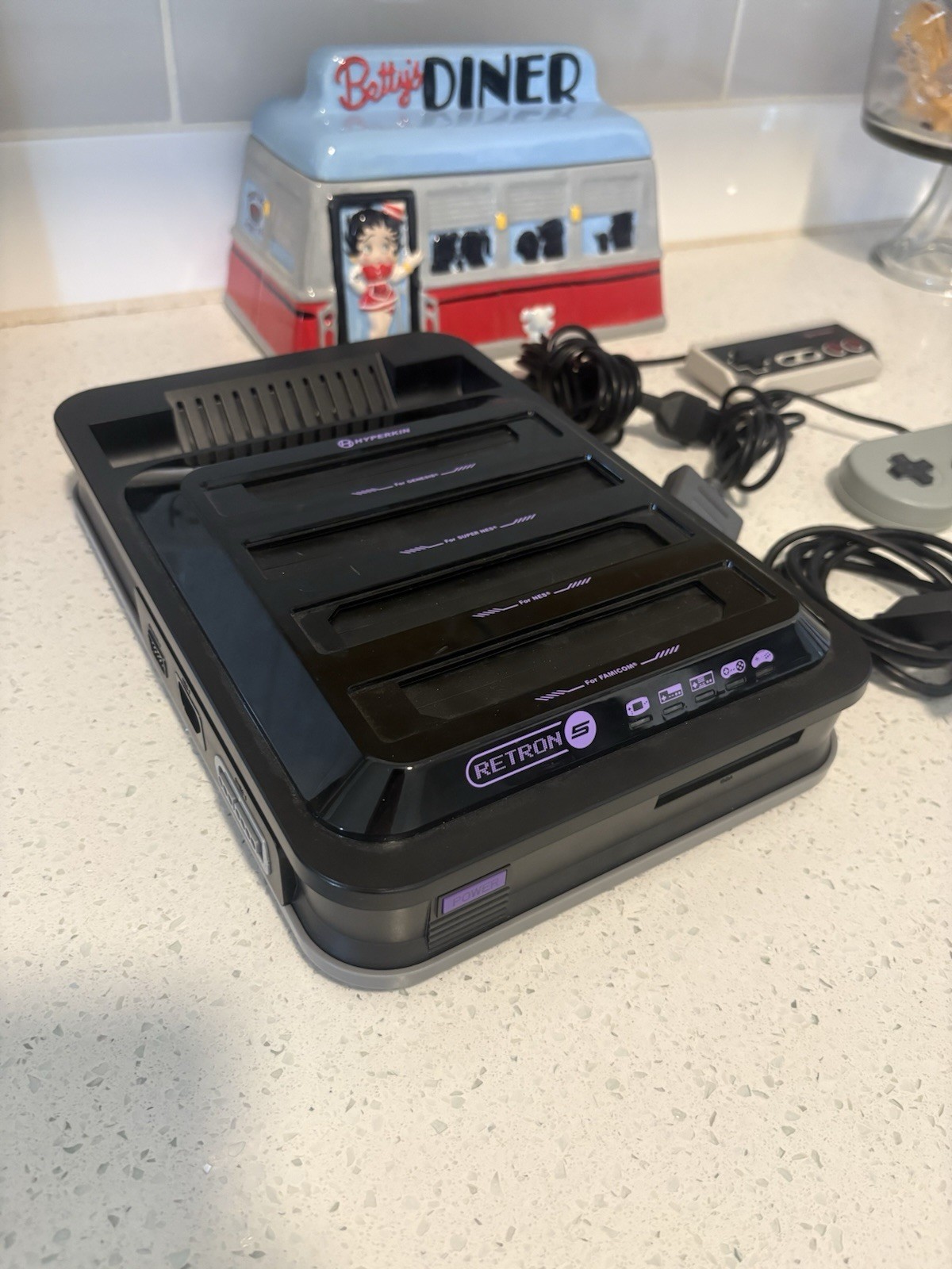 Hyperkin Retron 5 Console Controllers HDMI Tested And Working Fine No Power Cord