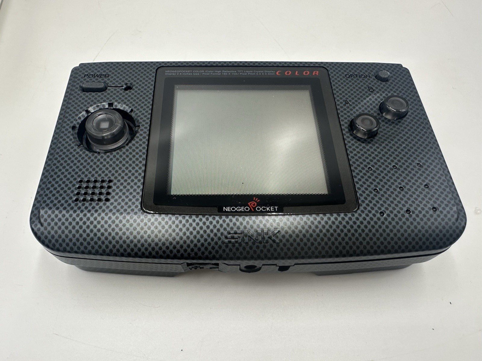 Neo Geo Pocket Color SNK Console Carbon Black with Box