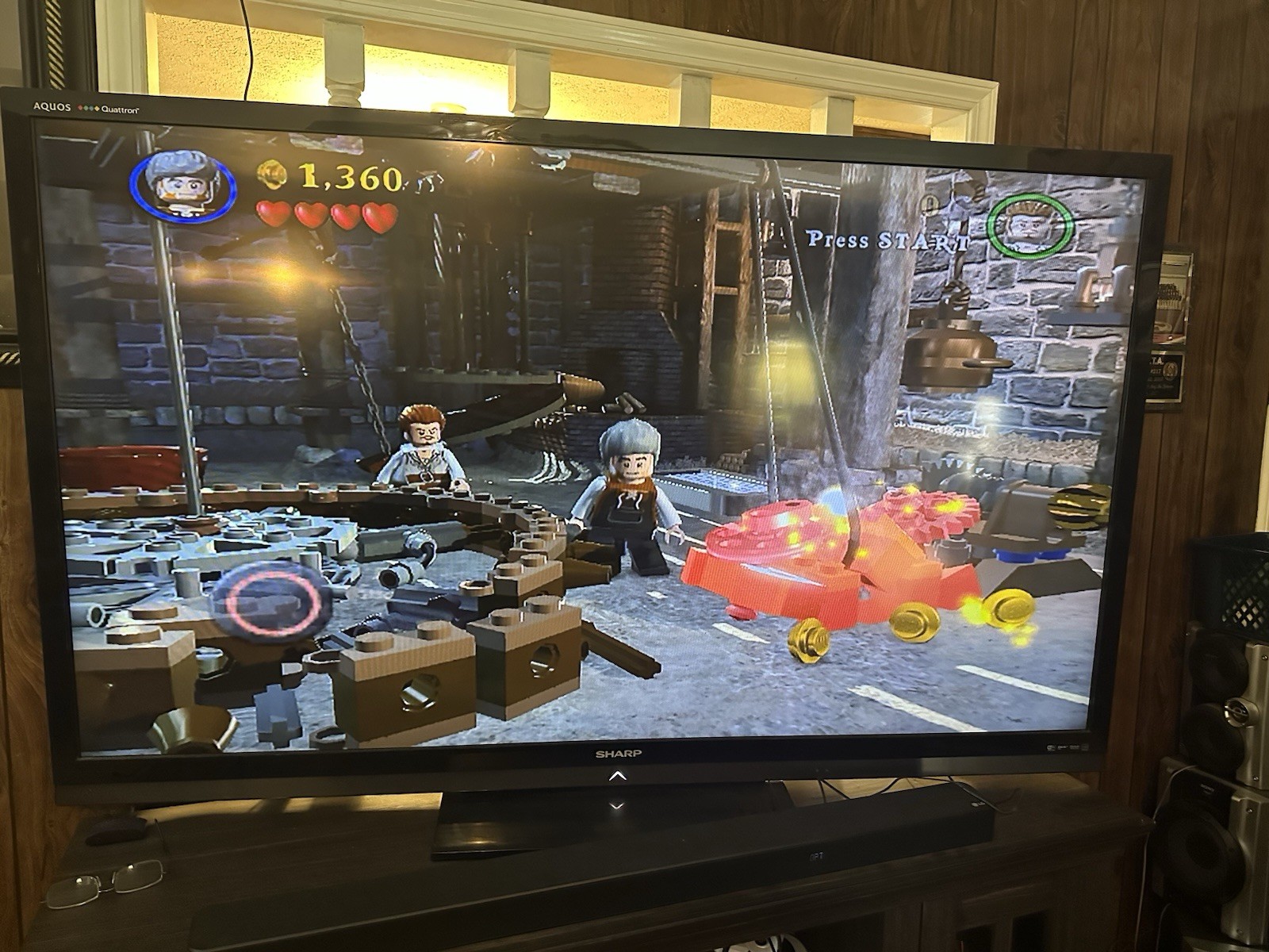 PlayStation 3 With 10 Games and Remotes Tested Works Great