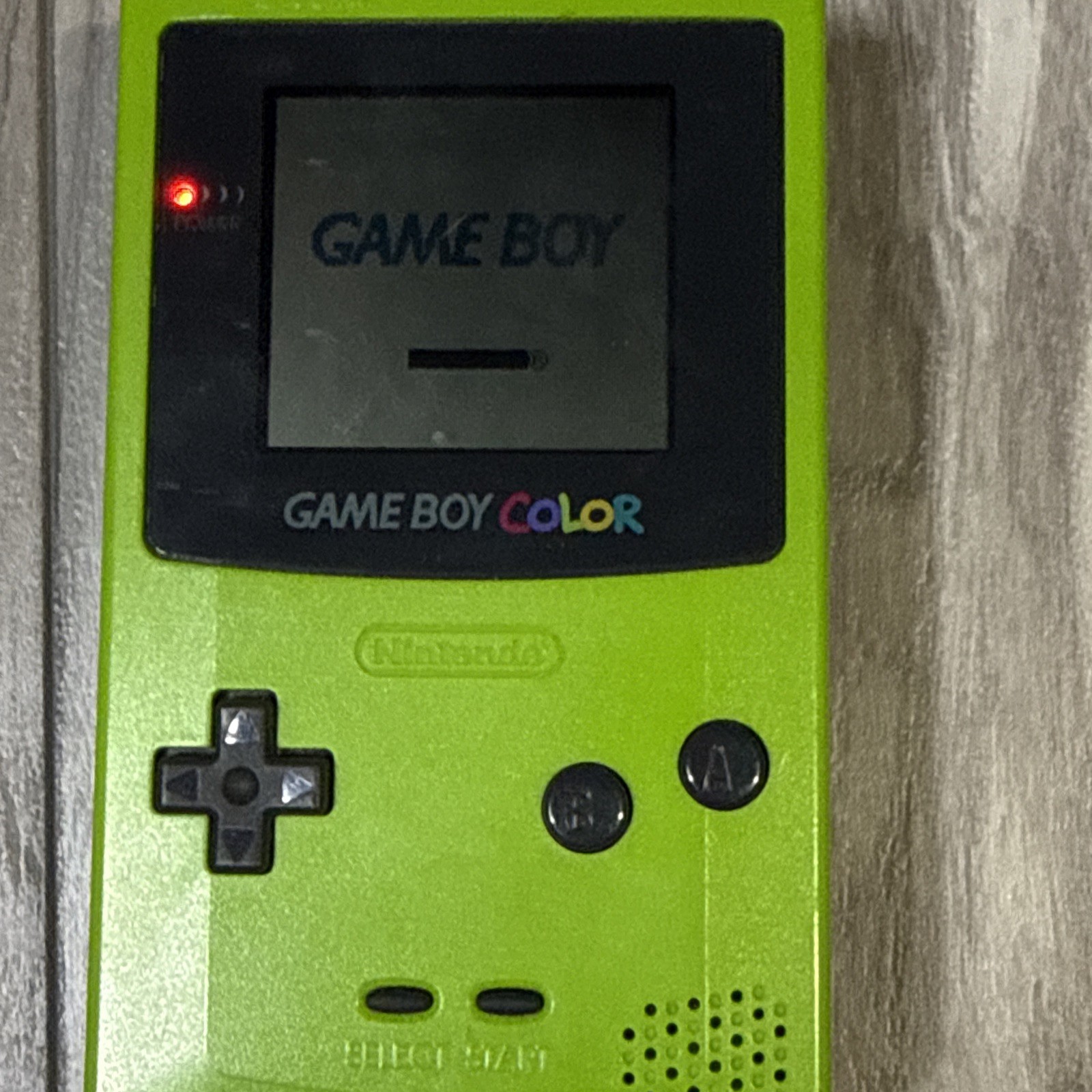 1998 Nintendo Game Boy Color Handheld Console Kiwi Lime (CGB-001) Works