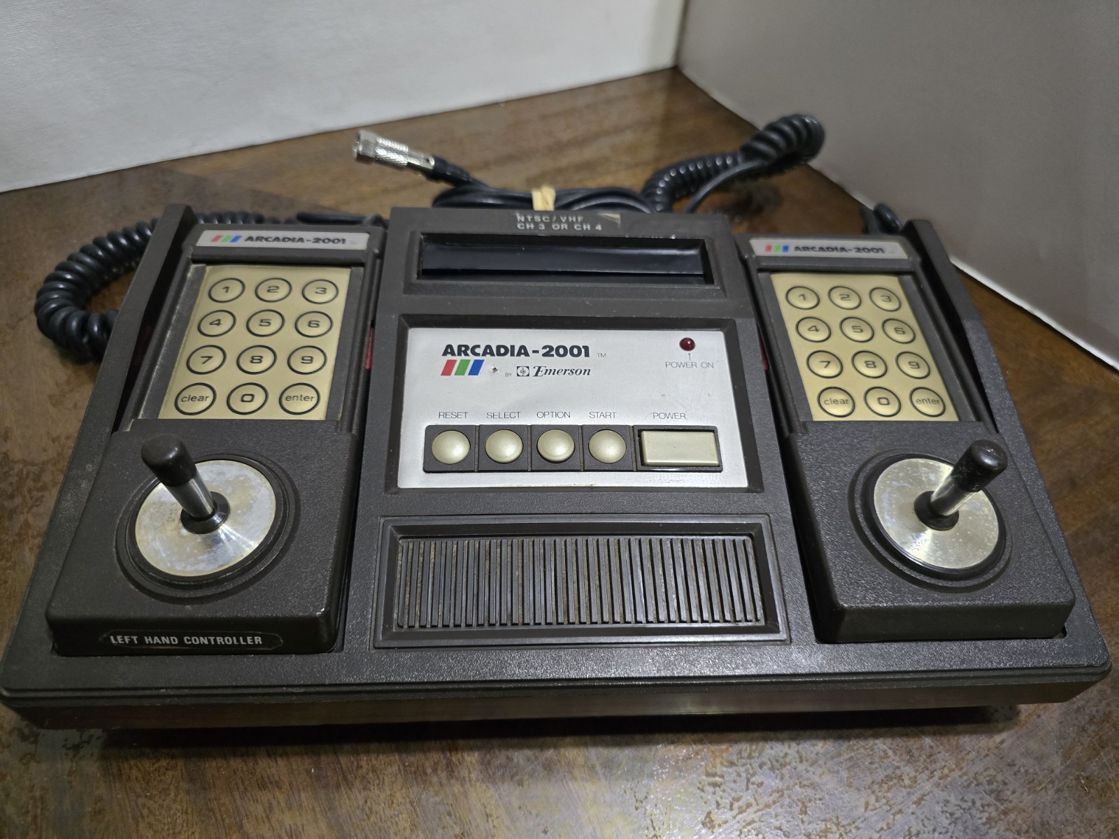 Emerson Arcadia 2001 Video Game Console (1982) Rare with 5 Games plus Manual