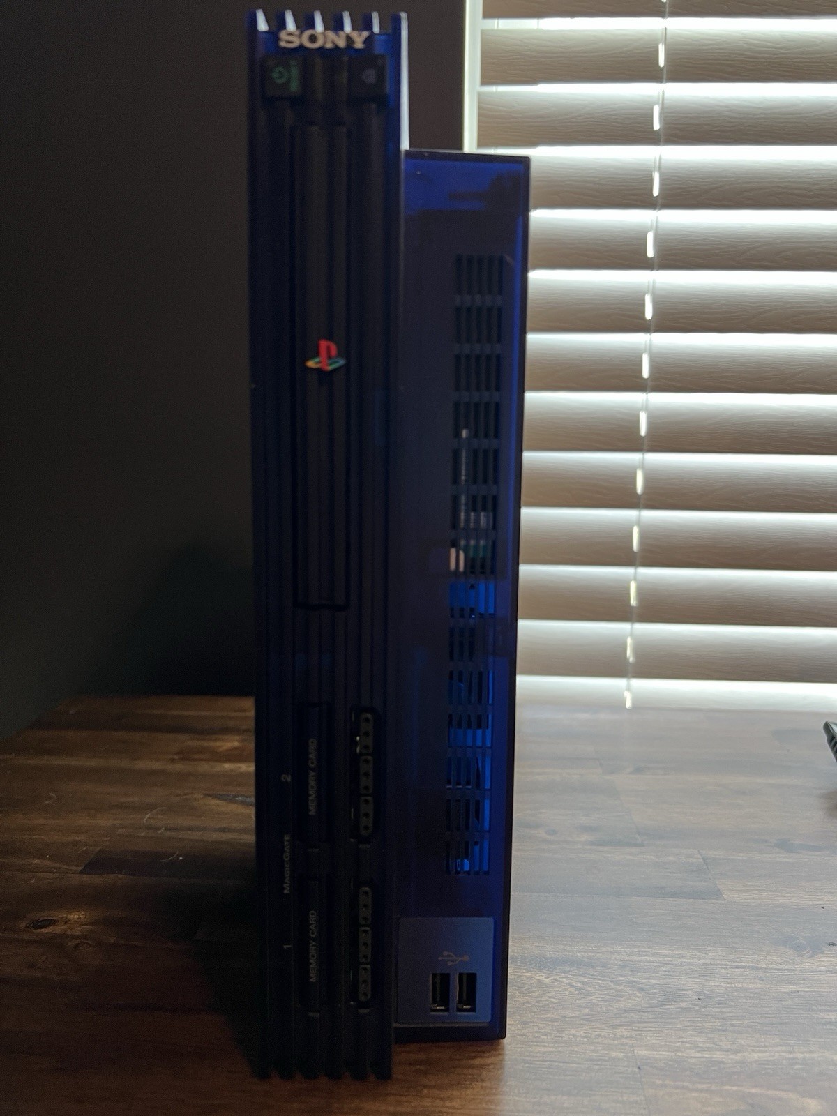 Sony PlayStation 2 MIDNIGHT BLUE NTSC-J TESTED AND WORKING W/ CIB GAMES