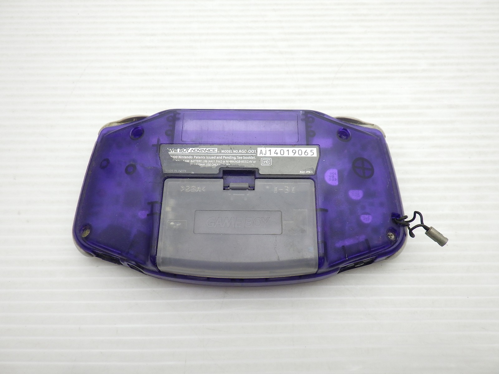 AS IS-Game Boy Advance Console (AGB-001 / Midnight Blue) GameBoyAd 9000025509374