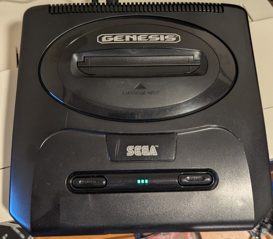 SEGA Genesis with 3BP Triple Bypass v2+ v2 plus – RGB & Composite – Console only