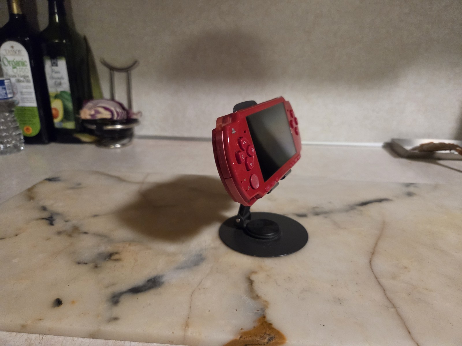 Sony PSP-2001 Red Handheld System w/ 1GB Memory Stick, 1200mAh Battery, Wi-Fi