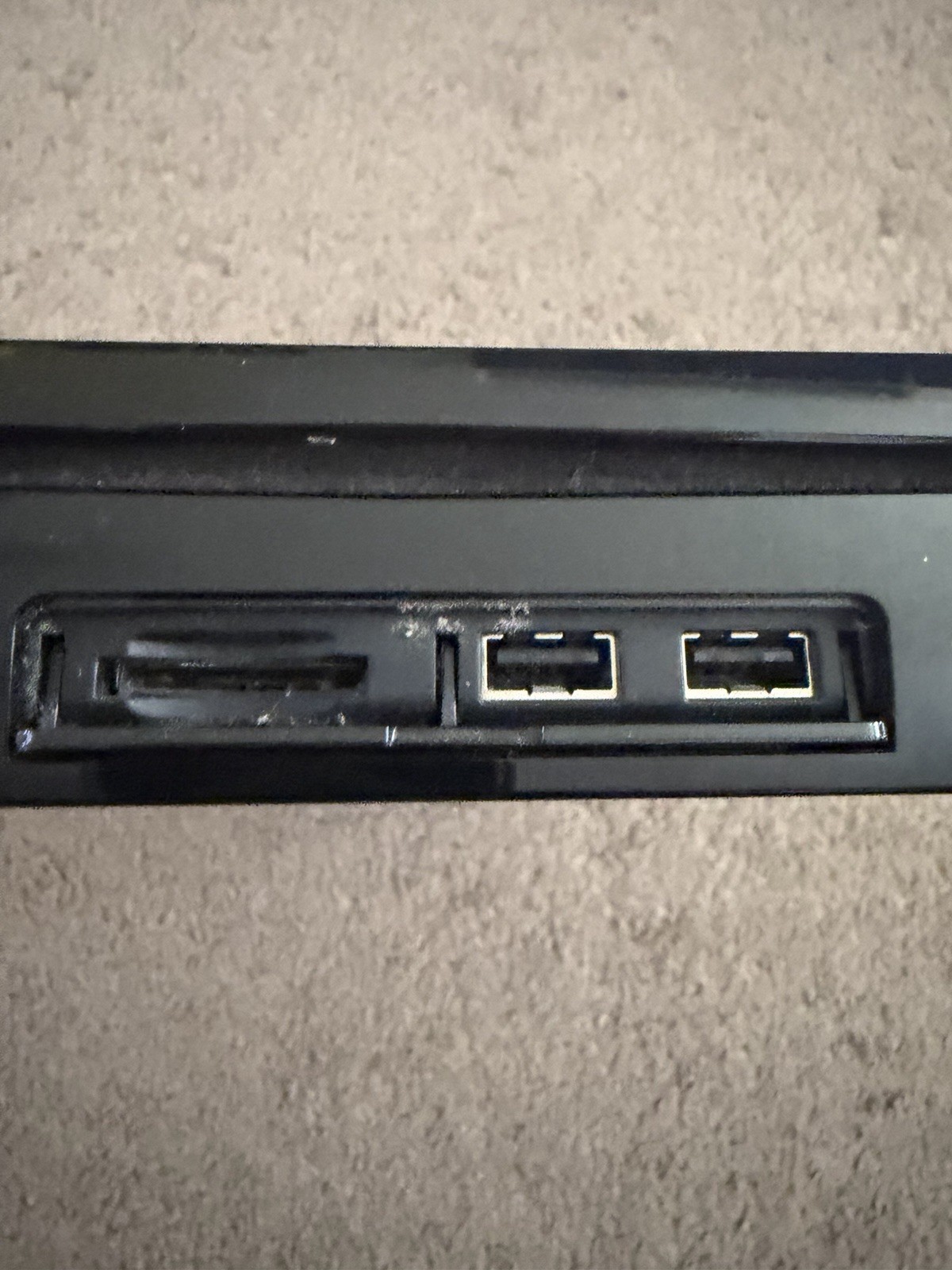 Nintendo Wii U WUP-101(02) Black Console Only With OEM Power Supply UNTESTED