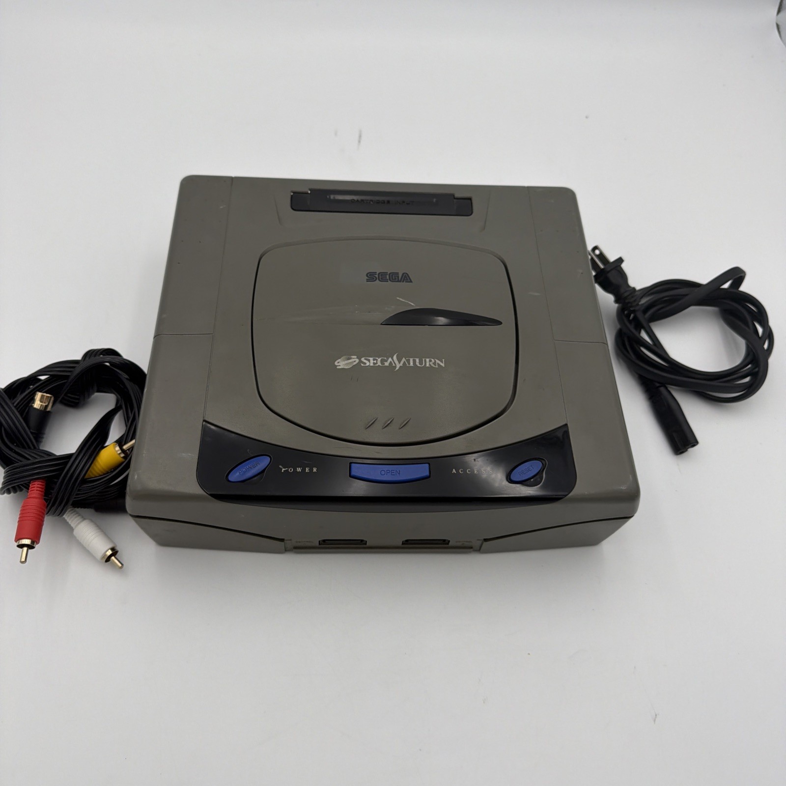 Japanese Sega Saturn Console HST-3200 AS-IS Working, Sporadic CD Read