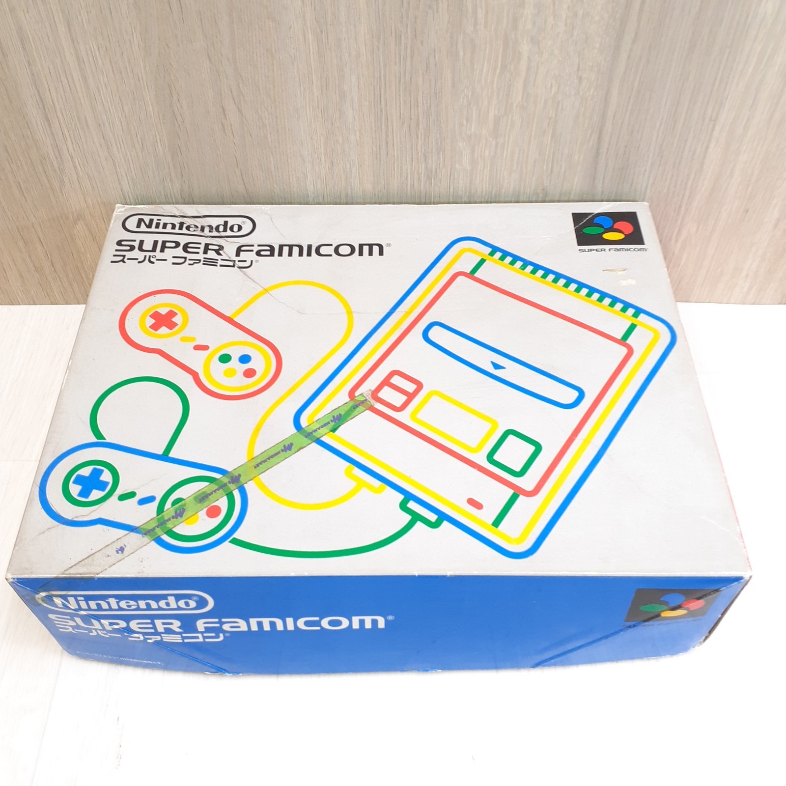 Nintendo Japanese Super Famicom Console with box 6 games CIB SNES SHVC-001