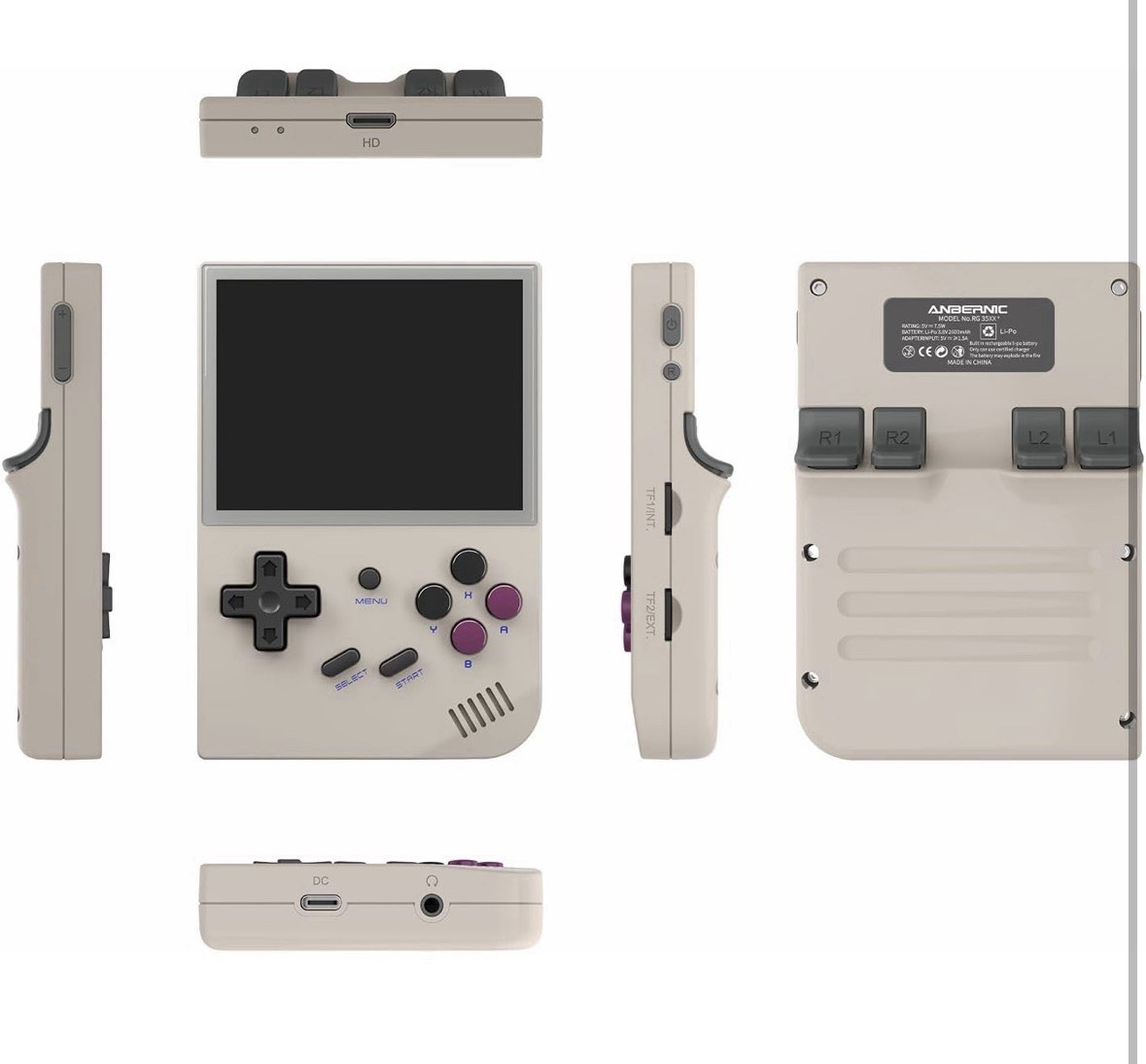 Anbernic RG35XX 2024 Retro Handheld Console | 3.5″ IPS | Quad-Core | 64GB | HDMI