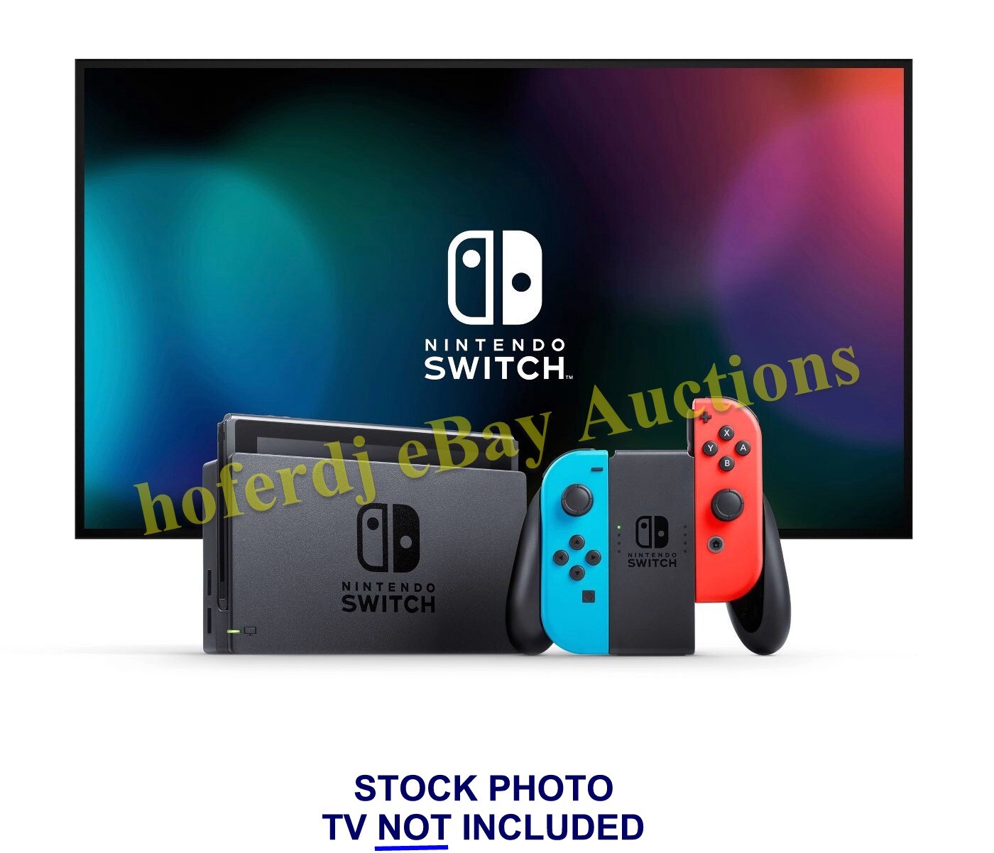 Nintendo Switch Console Joy-Con Neon Blue/Red + Mario Kart 8 Deluxe & Carry Case