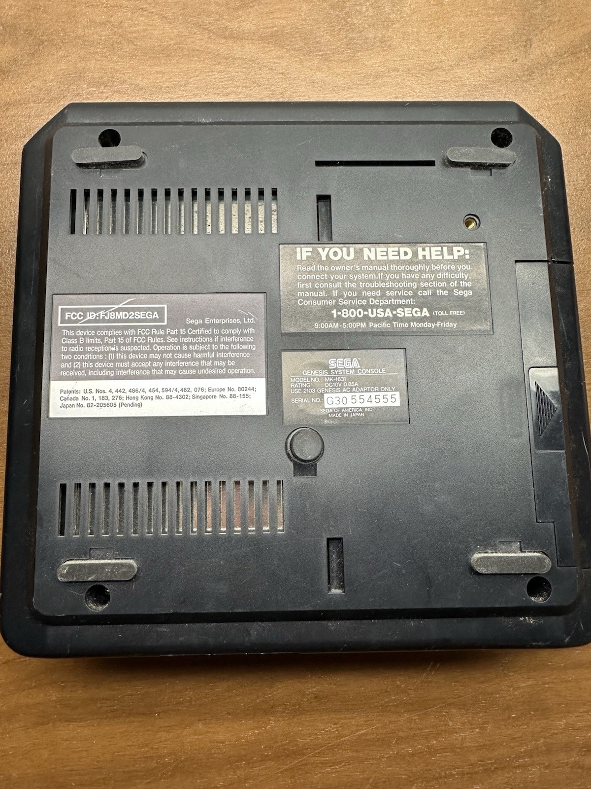 Sega Genesis Model 2 MK-1631 Console Only Tested And Working