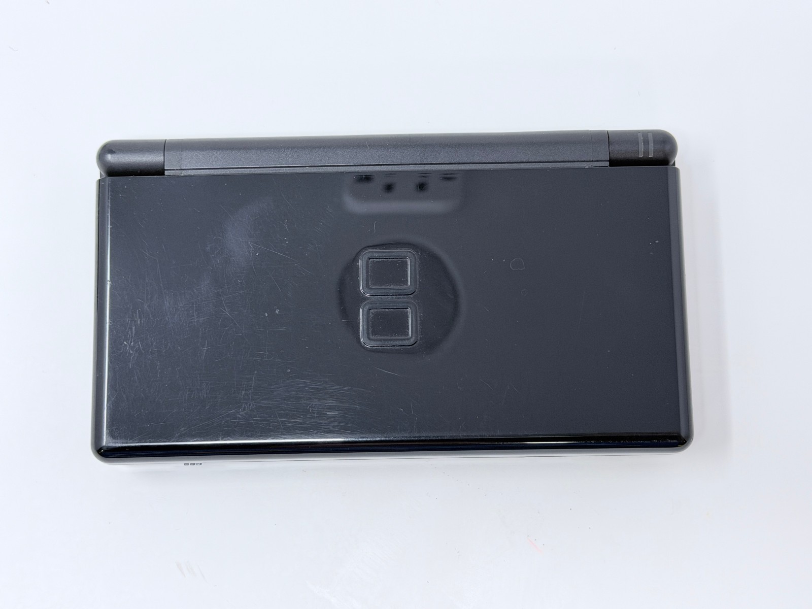 Nintendo DS Lite Handheld Console -Onyx Black W/ Charger & Case- TESTED & WORKS