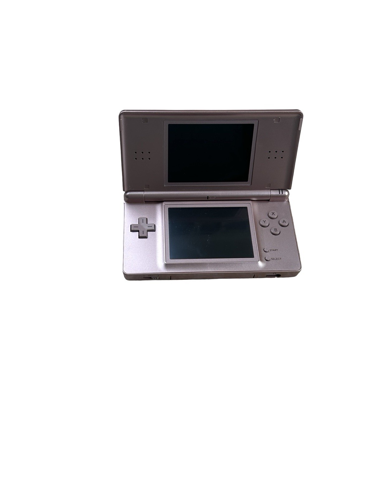 Nintendo DS Lite Metallic Rose Pink Handheld System With Charger Stylus Tested
