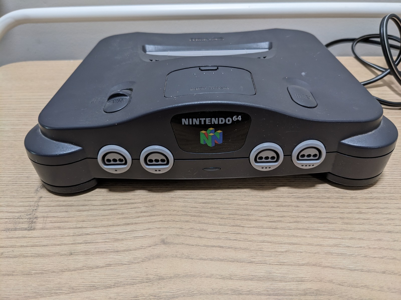 Nintendo 64 N64 Console with Controller Cords w/ Jumper Pack OEM Tested Working