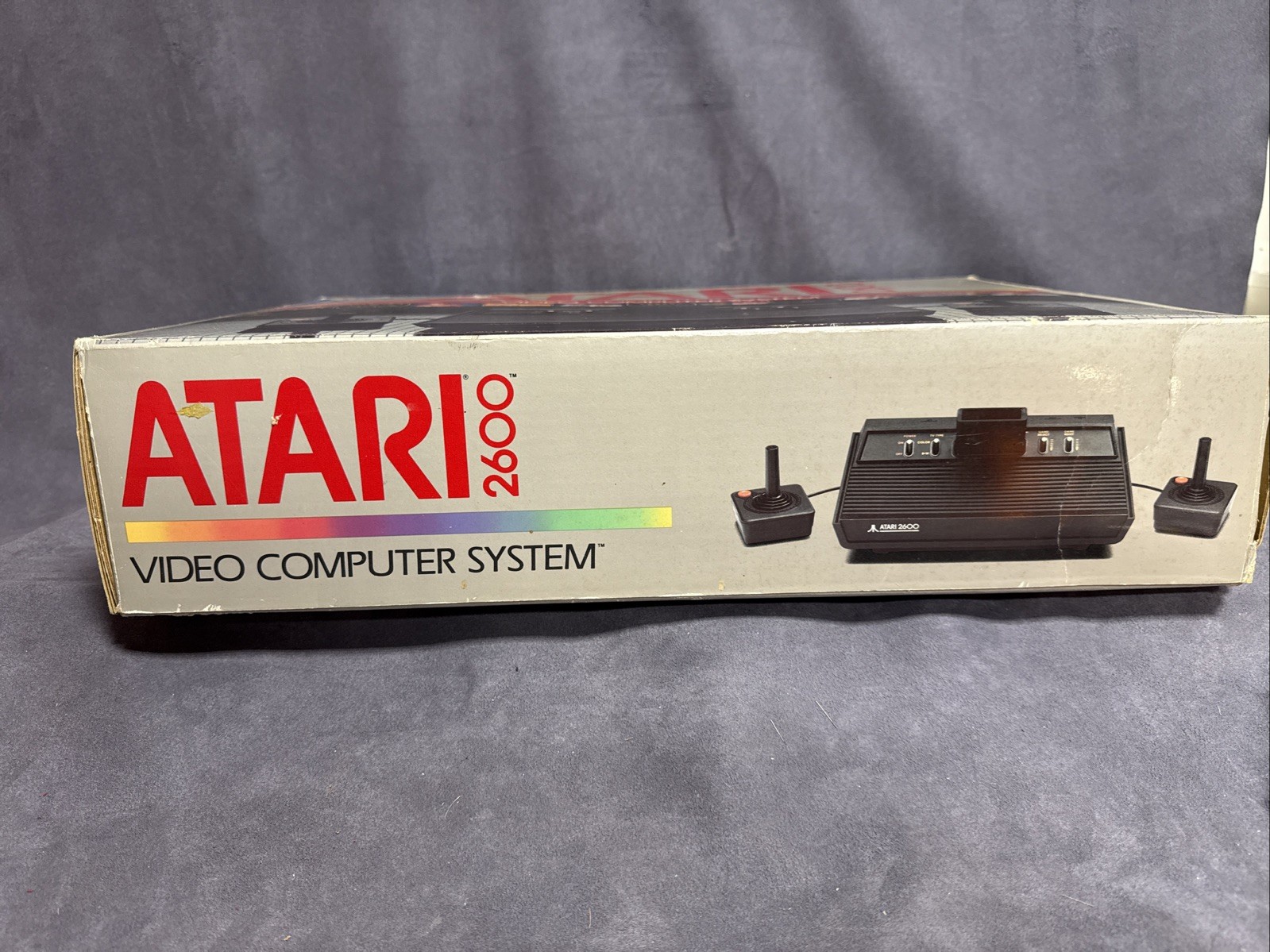 VINTAGE Atari 2600 Cx2600 model in box Untested Missing Joy Sticks Read descript