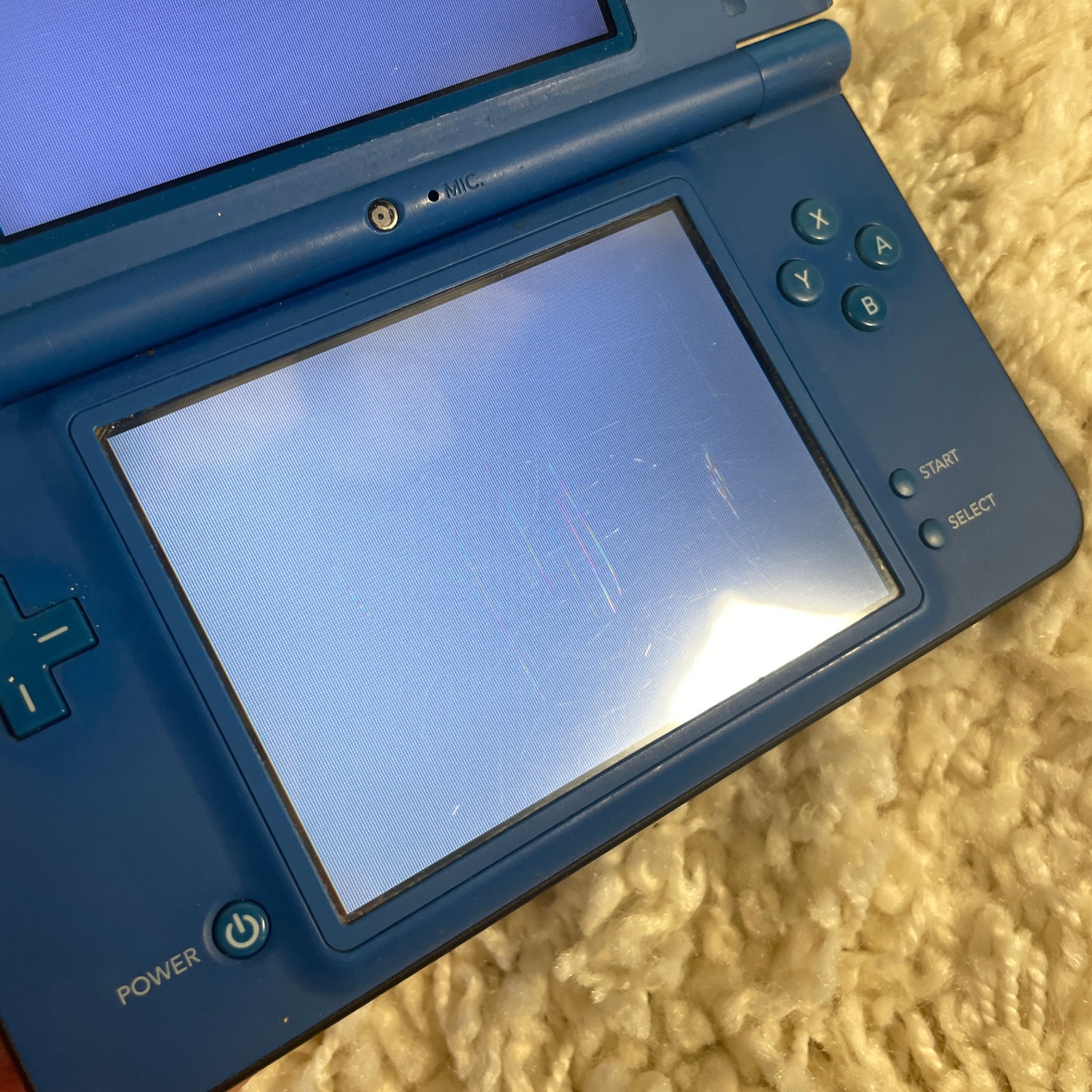 Nintendo DSi XL Midnight Blue Handheld Console System UTL-001 Tested