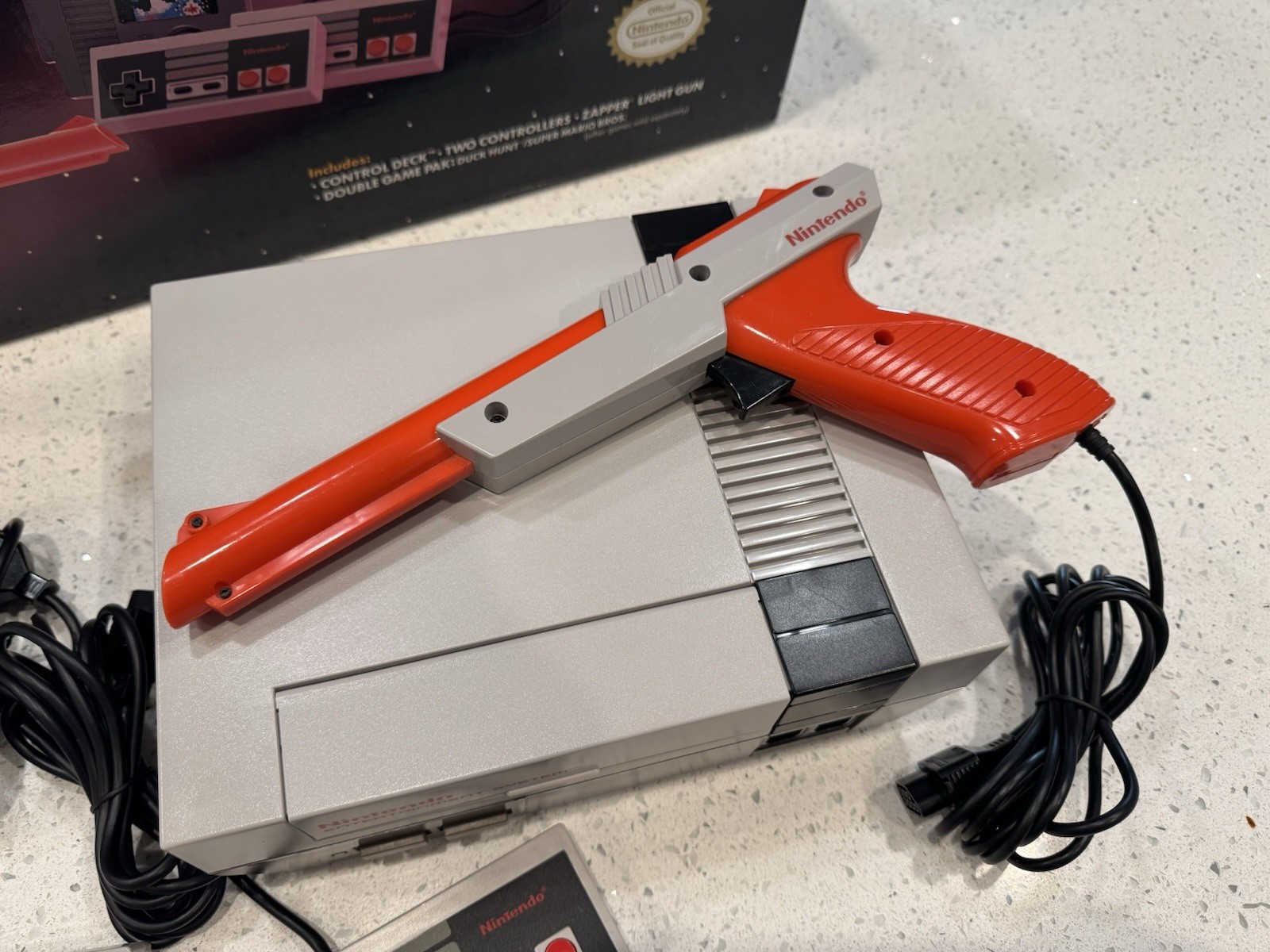 EXCELLENT CONDITION !!! Nintendo Entertainment System Action Set
