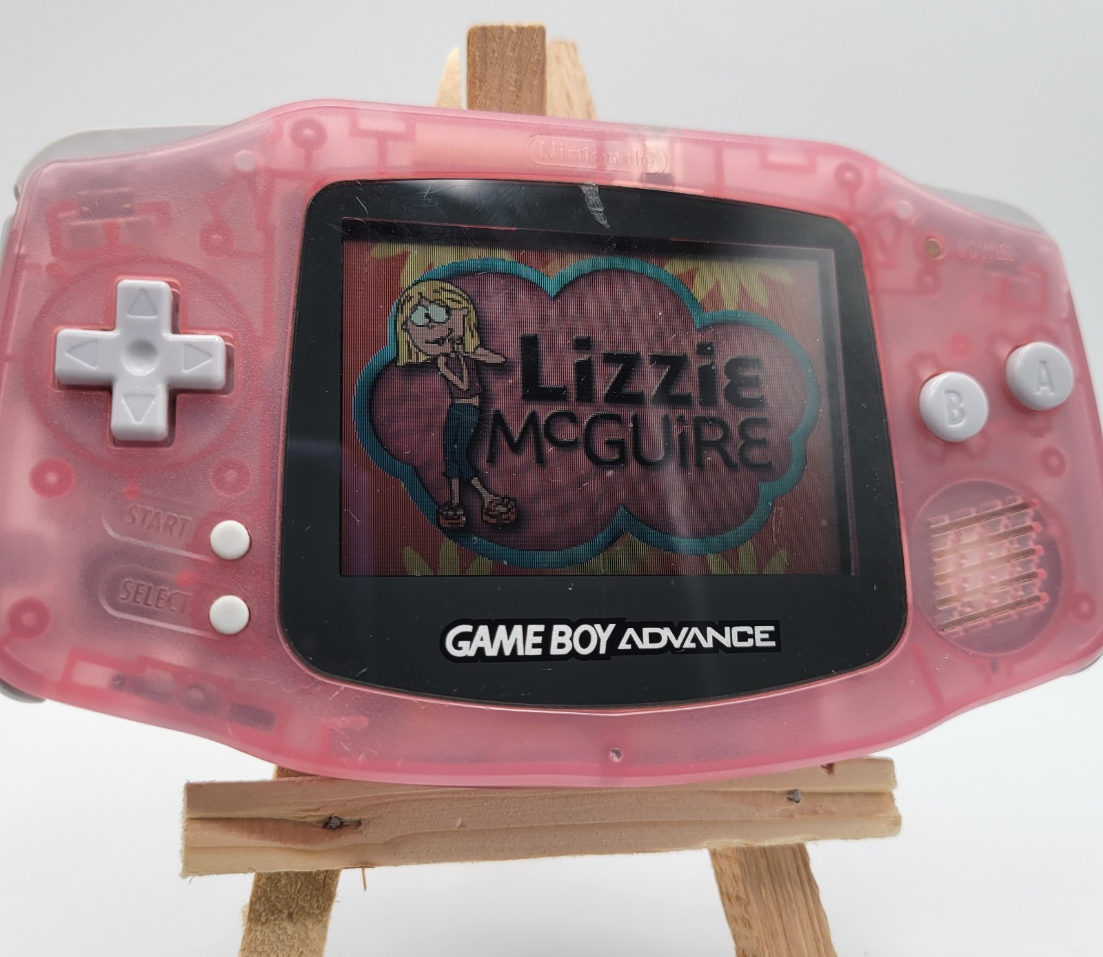 Nintendo Game Boy Advance Pink Console Bundle 5 Games & GBA Cartridge Cases