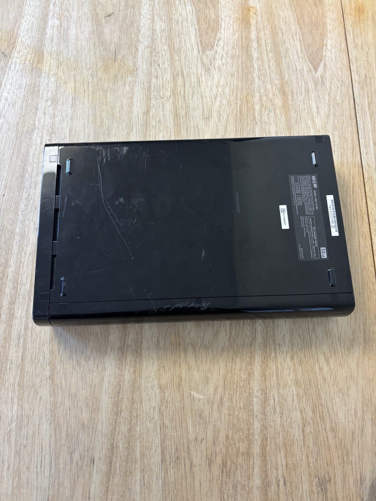 Nintendo Wii U Black 32GB Video Game Console Working See Description