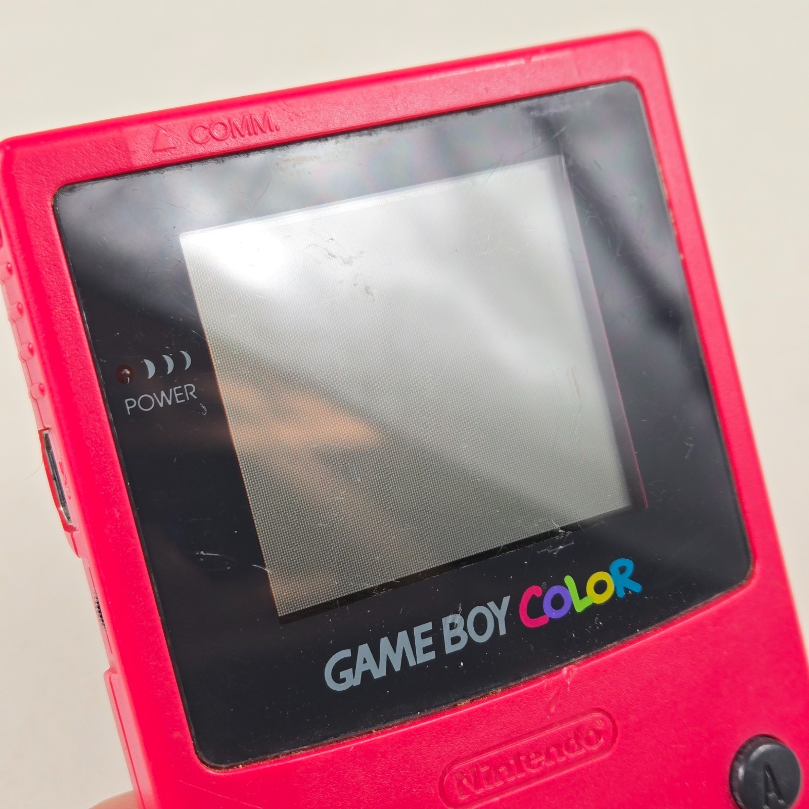 Nintendo Game Boy Color Handheld Game Console Berry Pink CGB-001 Tested Original