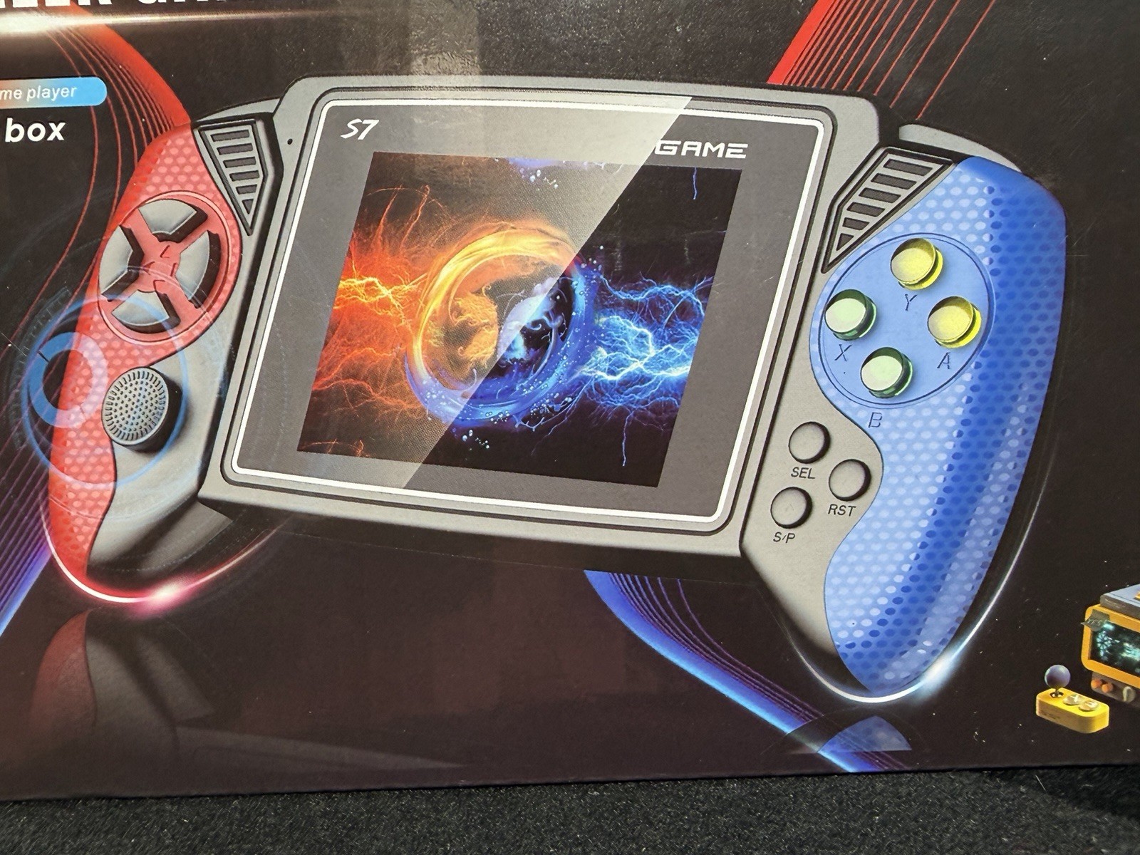S7 Handheld Game Console 620 Built-In Games Retro Portable TV Output