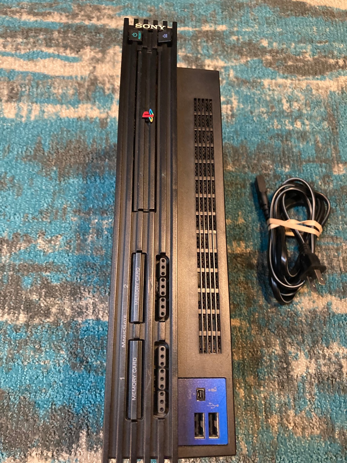 Sony PlayStation 2 PS2 Console w/ Manual Games Controllers Component WORKS READ