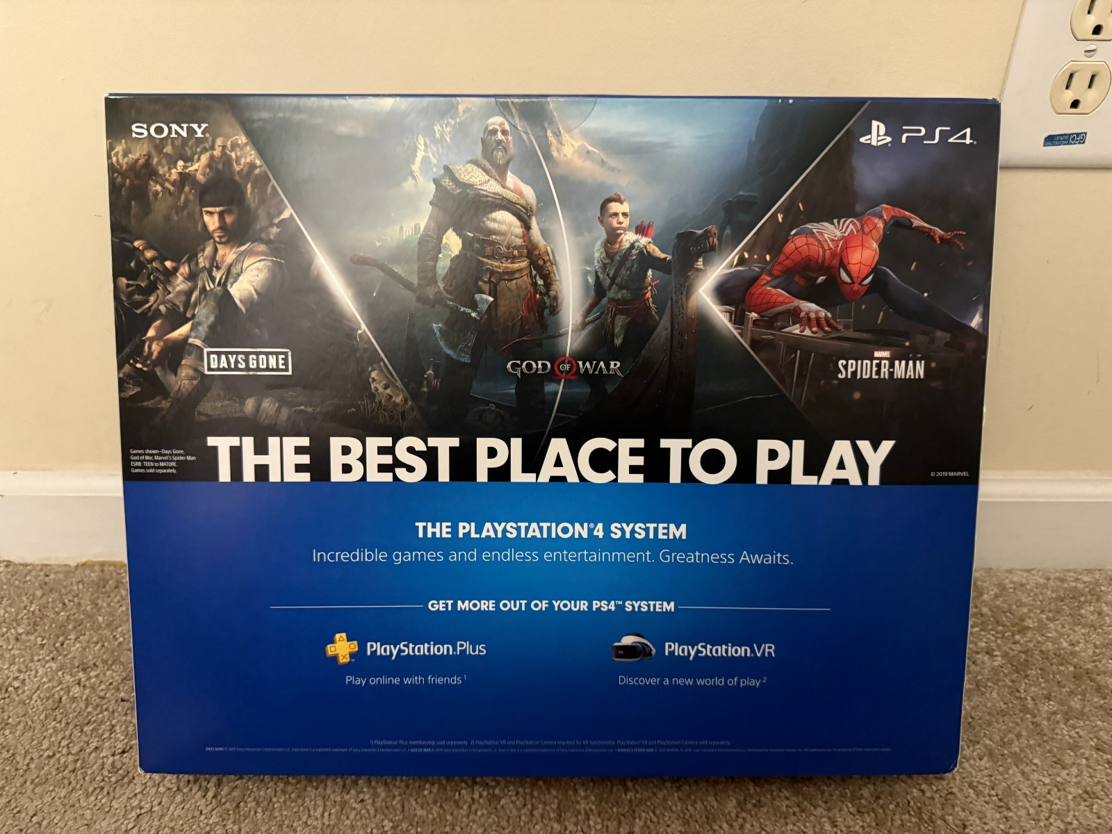 UNOPENED Sony PlayStation 4 Slim 1TB Console & Controller – Jet Black