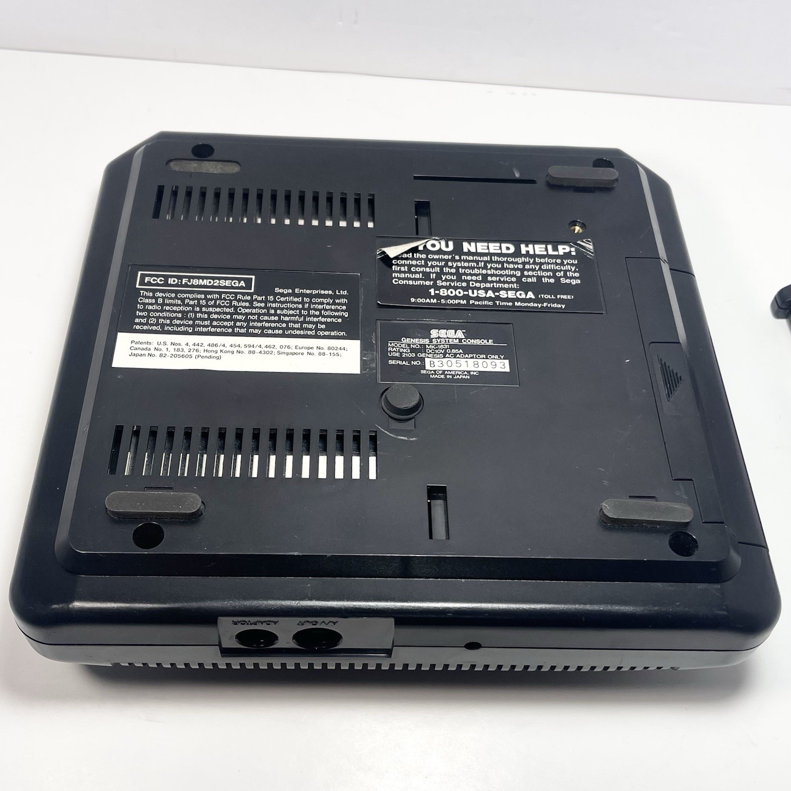 Sega Genesis Model 2 Console (READ) Black MK-1631 (Tested) Console & Game ONLY