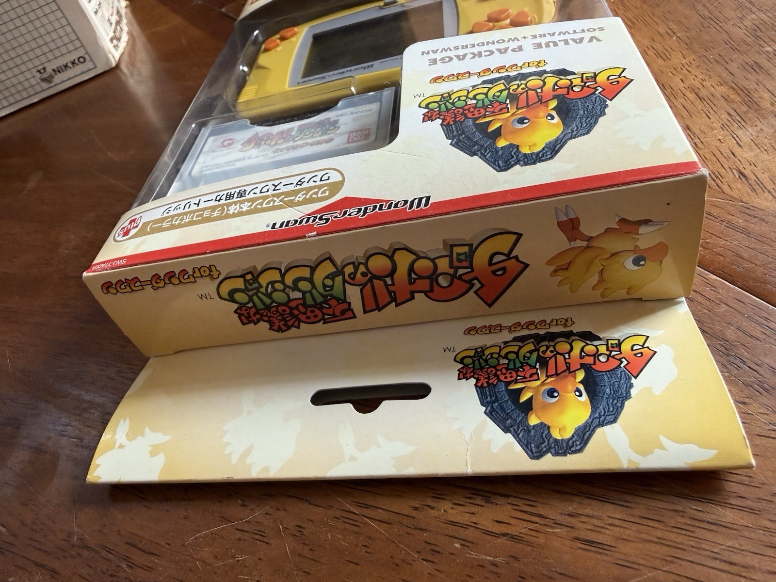 WonderSwan CHOCOBO Console Only SW-001 Bandai Tested Working Japan