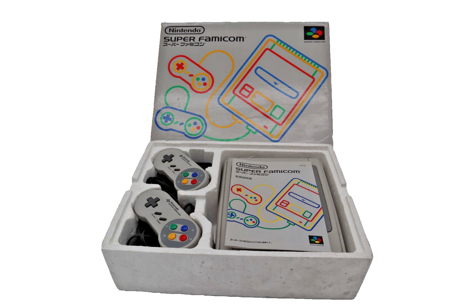 Nintendo Super Famicom Console SHVC-001 Tested Working SFC Japan