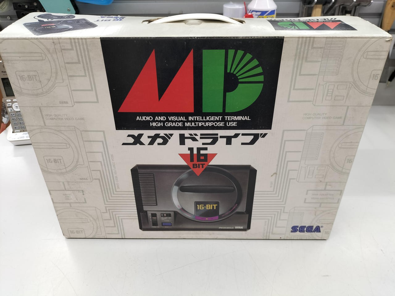 Mega Drive Console Controller VA4 Boxed Tested System SEGA HAA-2510 Japan
