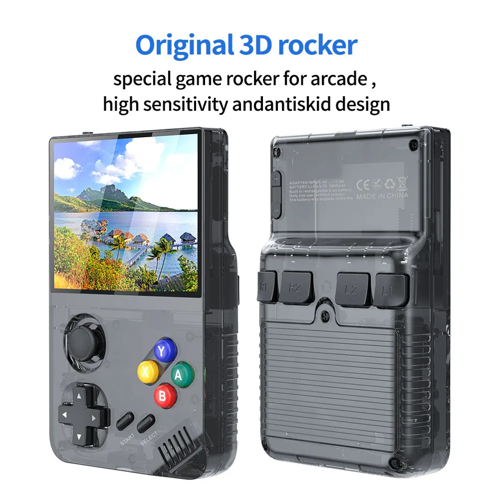 M19 Retro Handheld Game Console 3.5-inch IPS Screen with Built-in 20000 Game