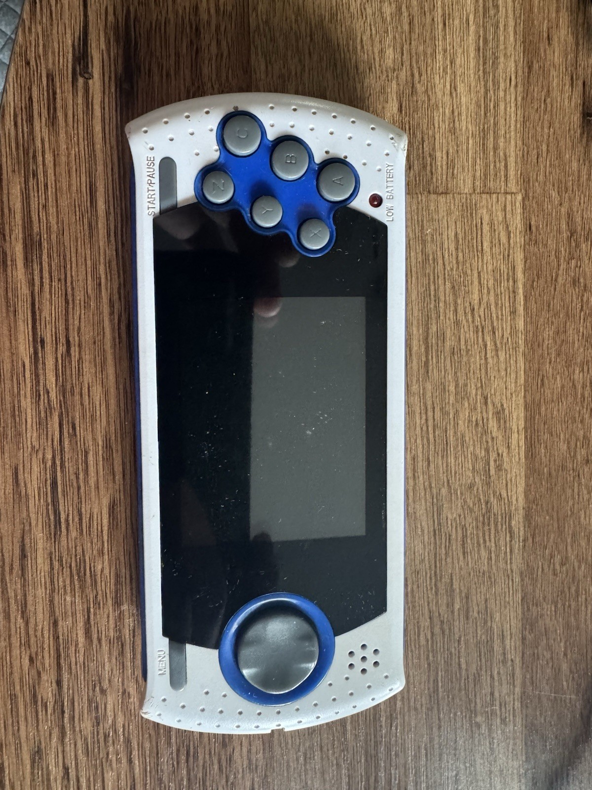 Sega Genesis Ultimate Portable Game Player Deluxe AtGames 80 Games White Blue