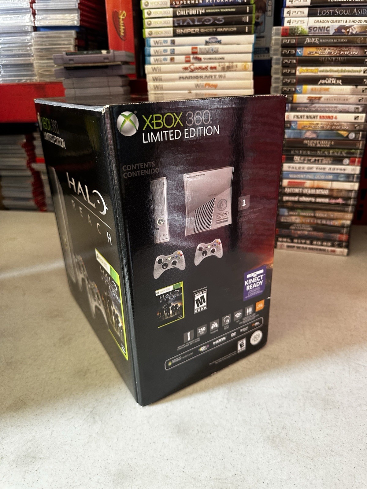 Xbox 360 Halo Reach Limited Edition Console Brand New In Box. Factory Sealed.