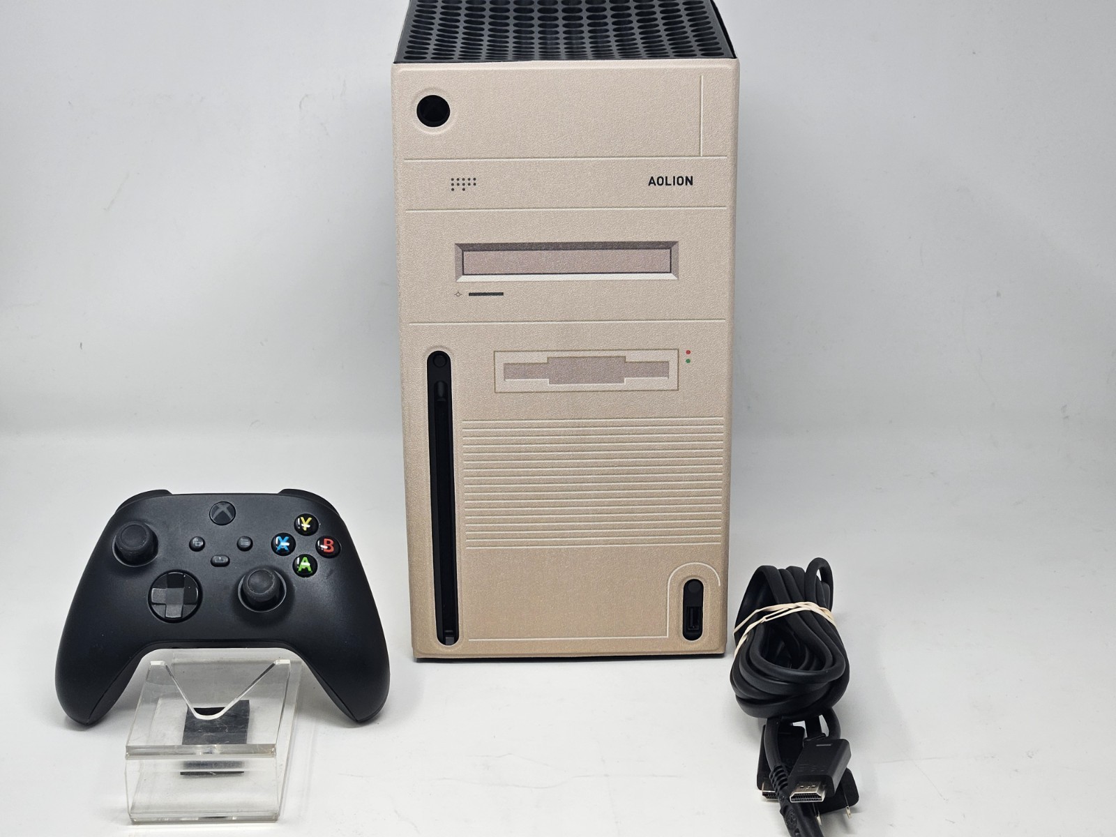Microsoft Xbox Series X 1TB Console Black Tested w/ Controller, Retro Case Cover