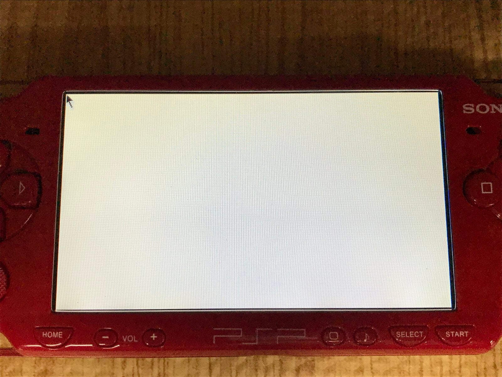 PSP-2000 DEEP RED Console Japan – With Defects GE1632