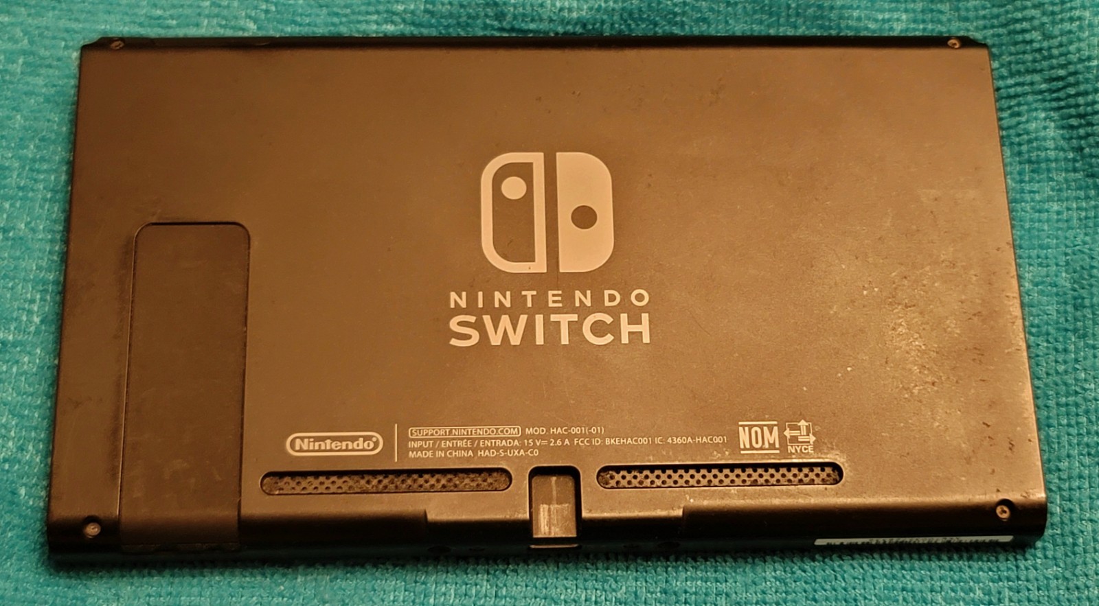 Nintendo Switch System Console w/Neon Red & Blue Joy-Cons + Dock & Extras