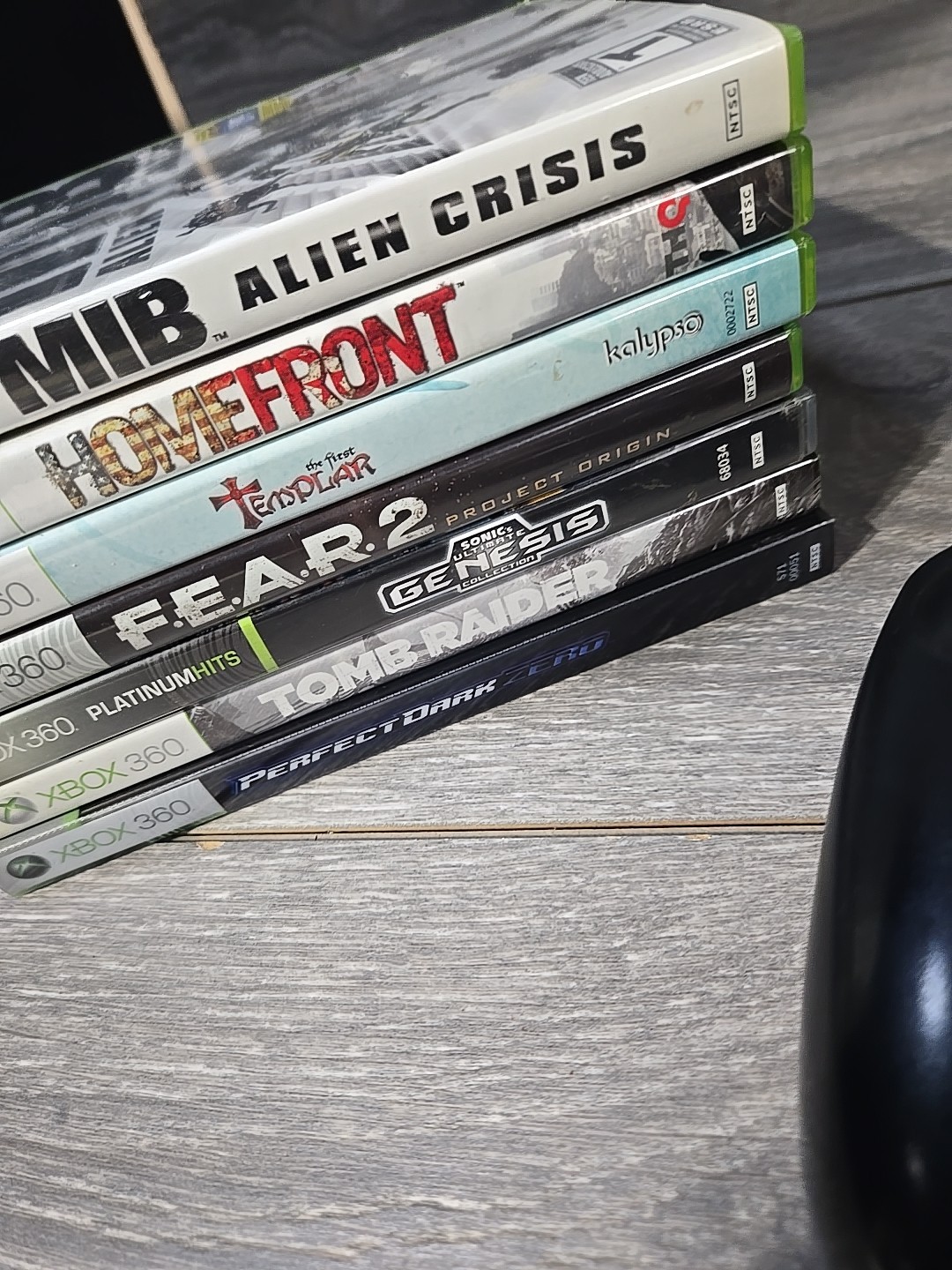 Xbox 360 S Matte 4GB Slim Black Console Bundle W / Cords& 7 Games – Tested #2