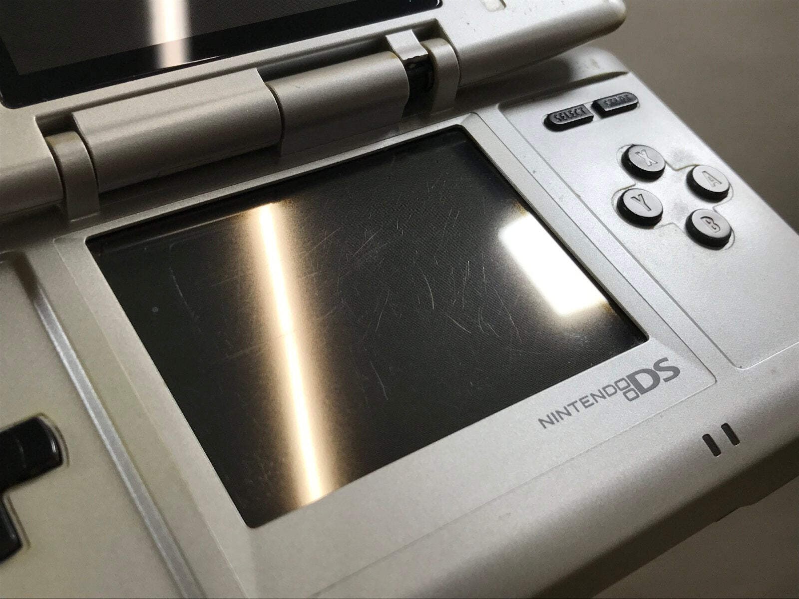 Nintendo DS Platinum Silver Console Nintendo Japan – With Defects LH1100