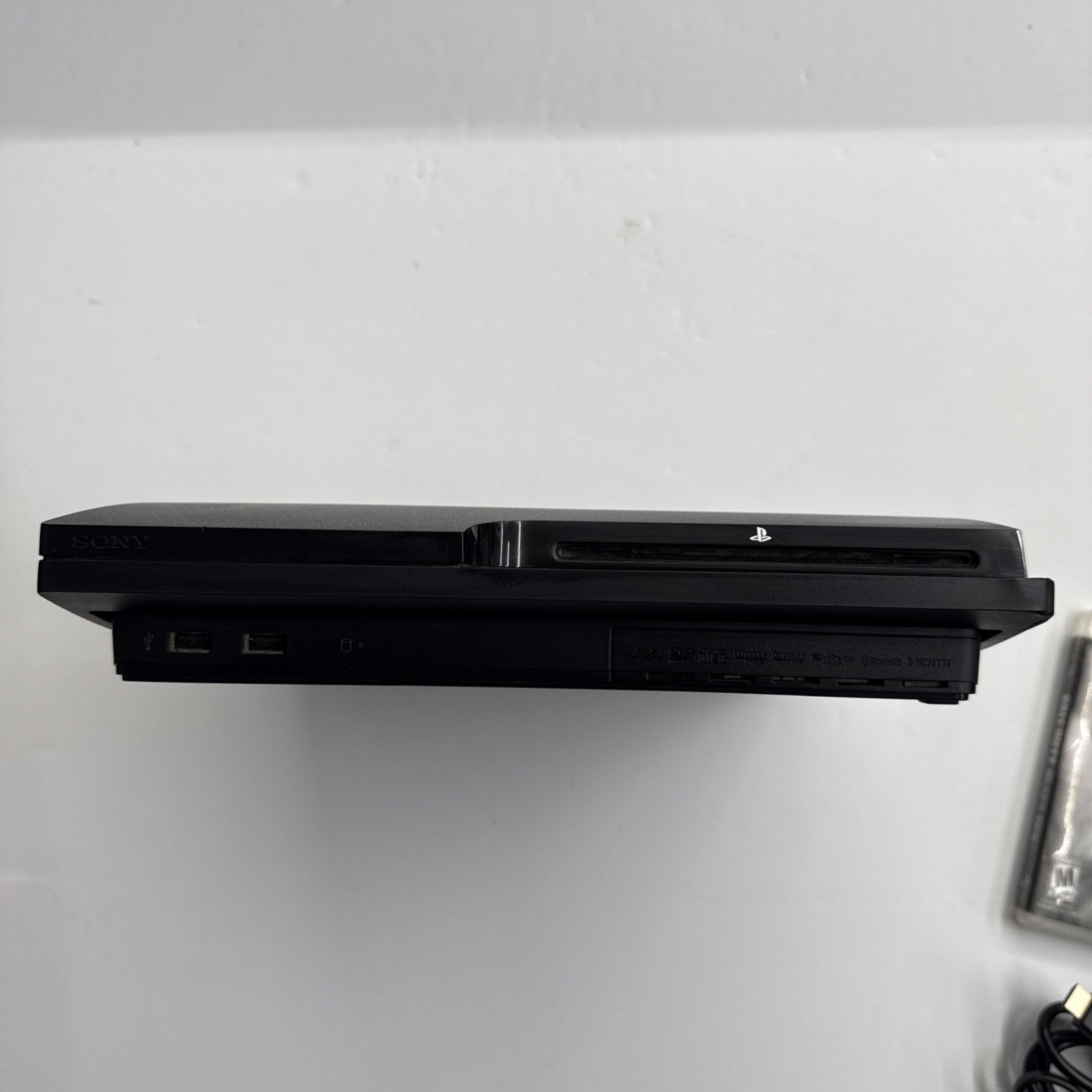 PS3 – Sony PlayStation 3 Slim 160GB Charcoal Black Console Tested Working #2939