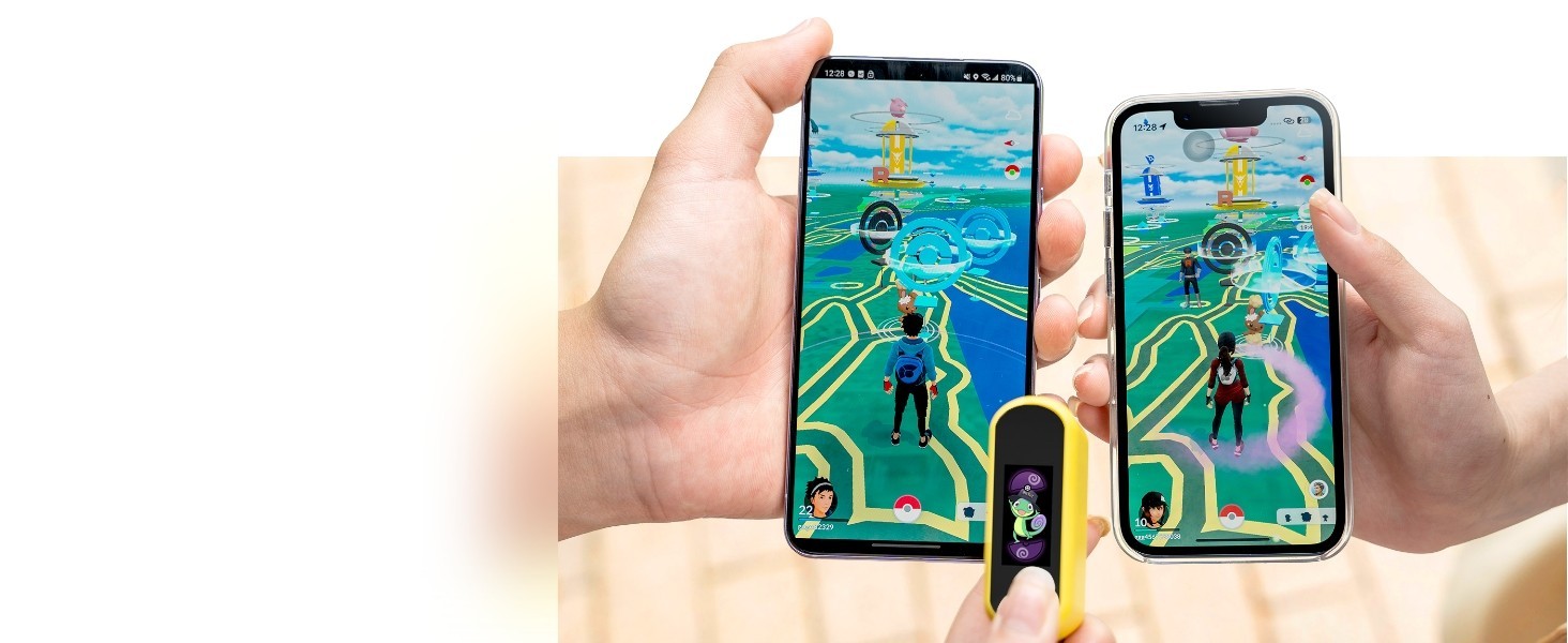 Brook Pocket Auto Catch Carry for Poke Go (Color: Pika Yellow) for Dual Accounts