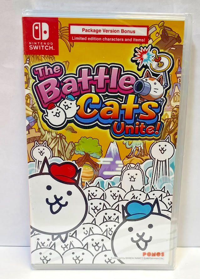 The Battle Cats Unite! (English) Switch Brand New Sealed Special (2021 Strategy)