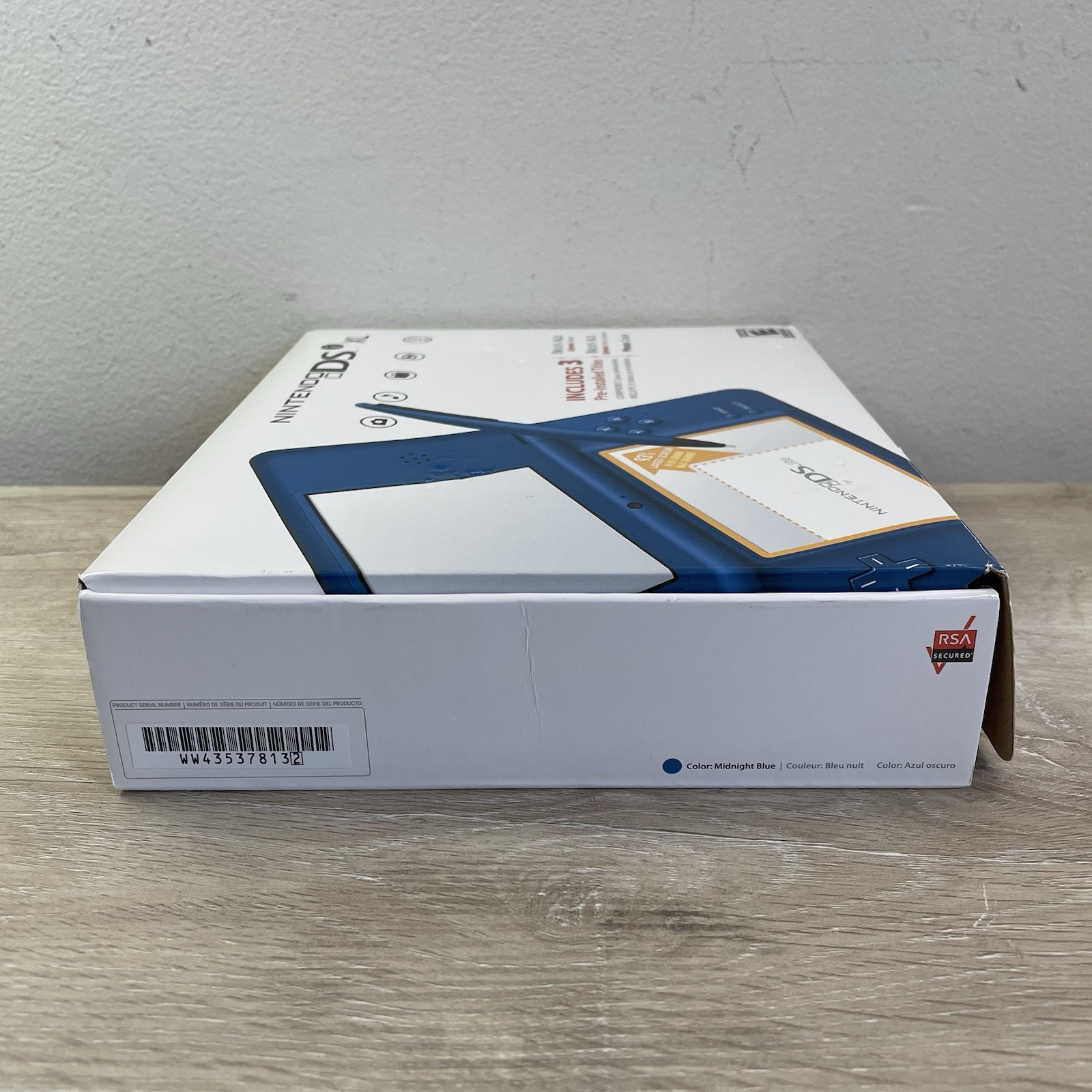 Nintendo DSi XL – Complete In Box – Midnight Blue Handheld Console – Great Cond