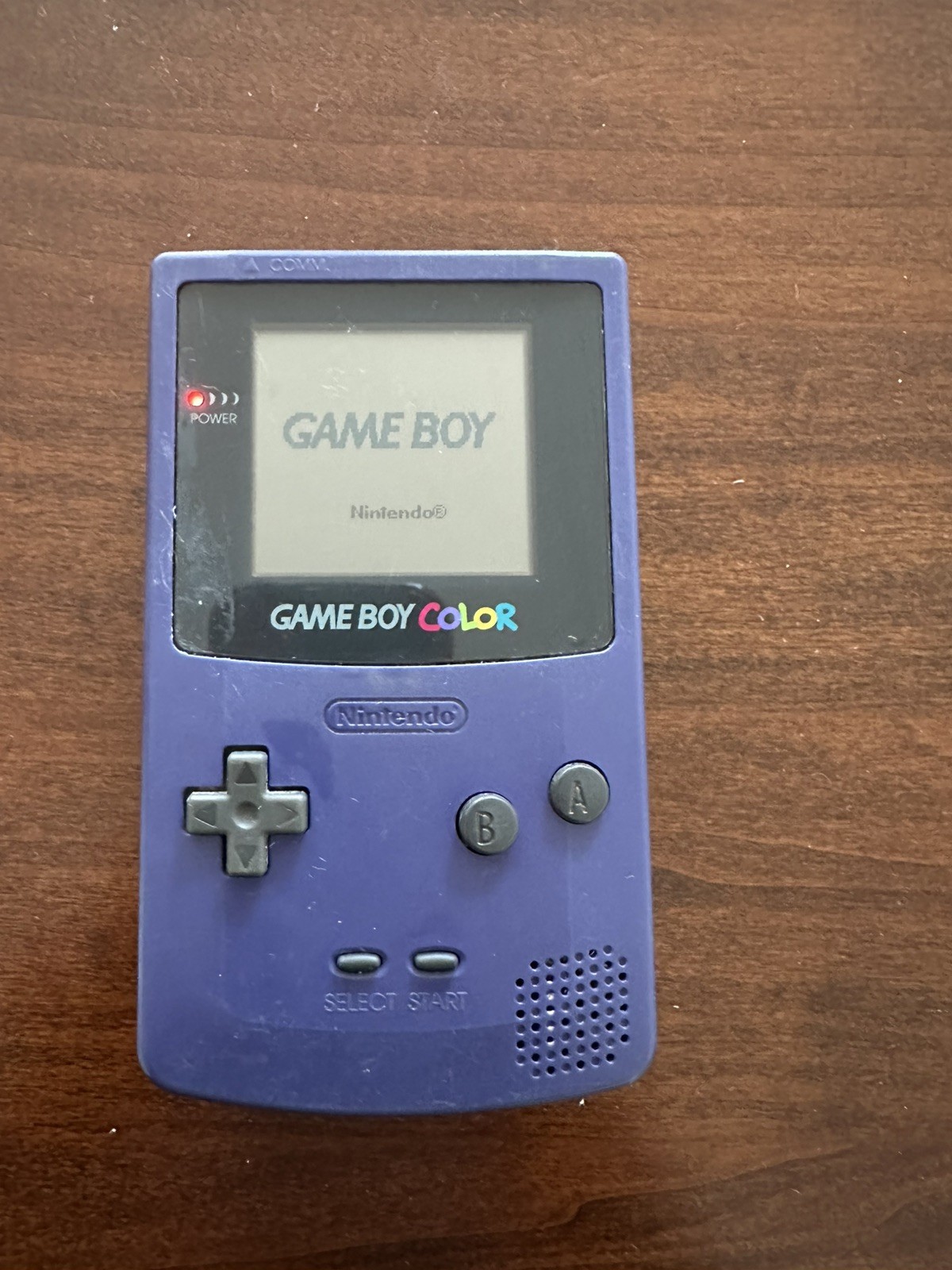 Nintendo Game Boy Color Console Purple Tested Working