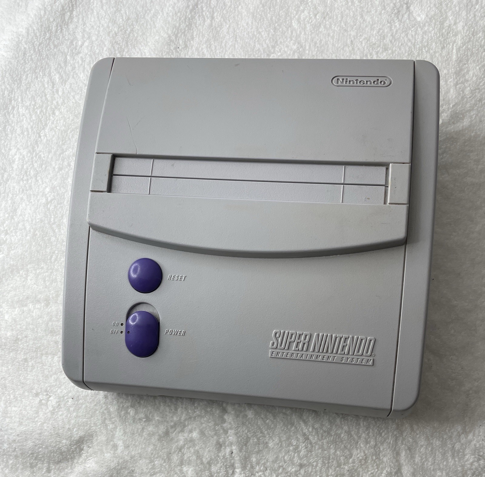 Super Nintendo SNES Mini JR Console System SNS-101-Bundle Lot- Cleaned & Tested