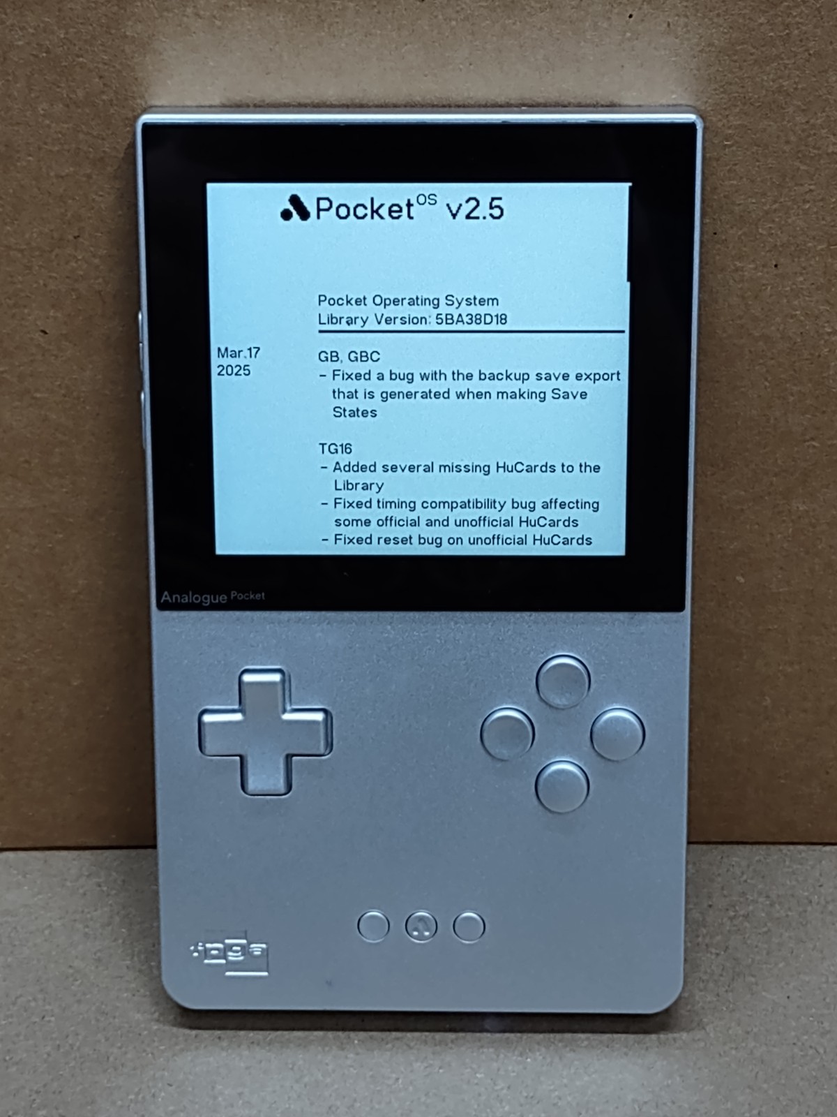 SILVER Analogue Pocket GAMEBOY GBA worn UPDATED