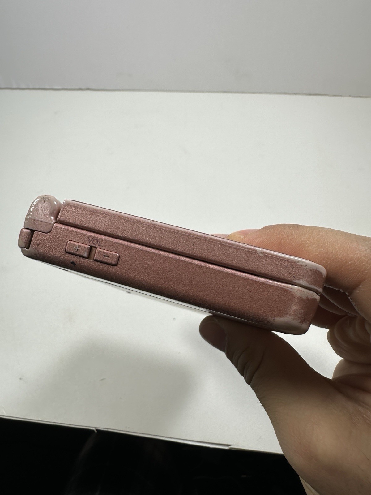 Used Metallic Rose Nintendo DSi XL Handheld System Tested No Stylus READ!