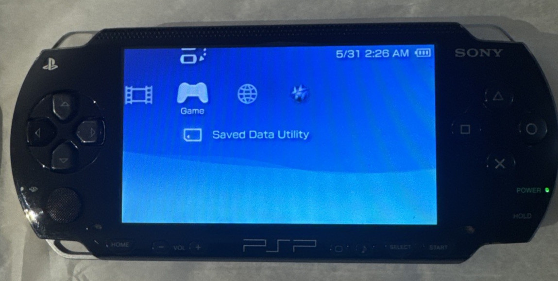 Sony PlayStation PSP 1000 Console Black.